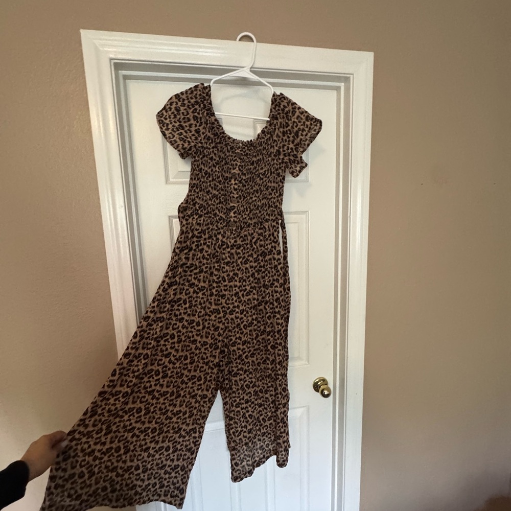 Leopard Print Jumpsuit